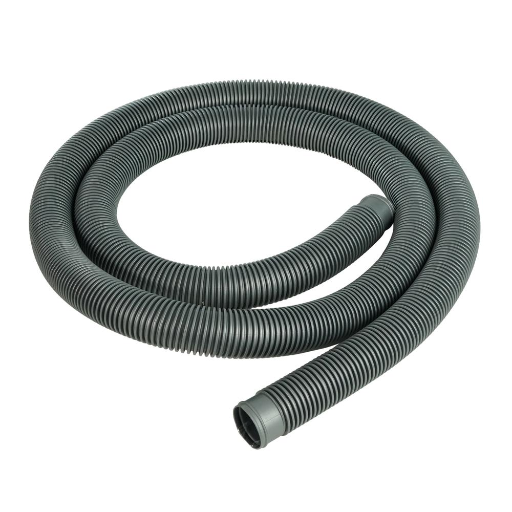 Gray Heavy-Duty Pool Filter Connect Hose 9' x 1.5". Picture 1