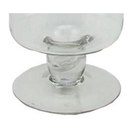 29" Clear Transparent Glass Cylindrical Jar with Finial Topped Lid. Picture 2