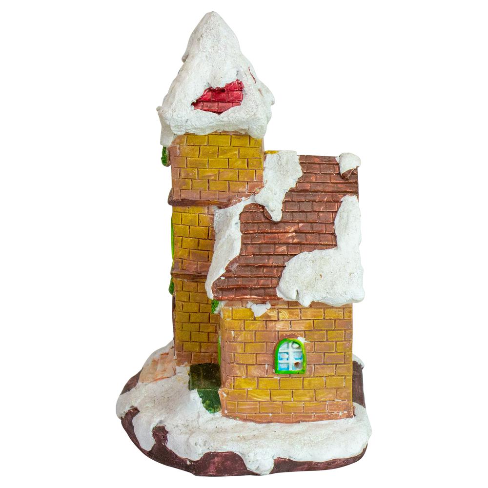 8.5" LED Lighted Church Christmas Village Decoration. Picture 2
