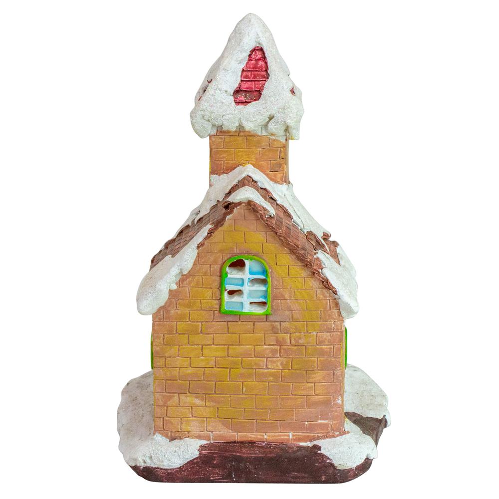 8.5" LED Lighted Church Christmas Village Decoration. Picture 3