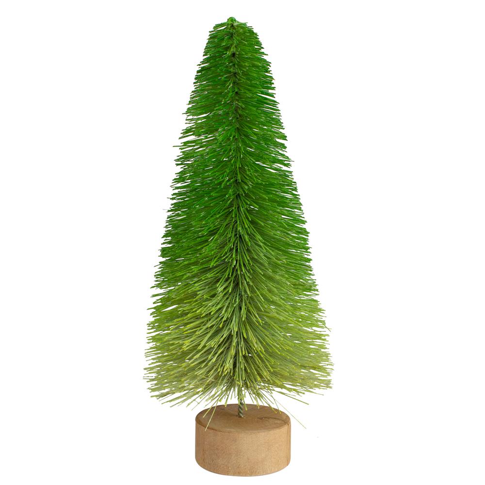 11" Green Pine Table Top Artificial Christmas Tree. Picture 1
