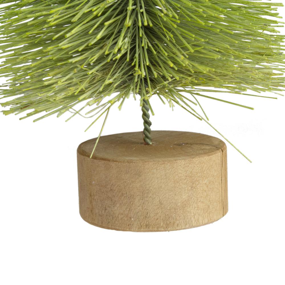 11" Green Pine Table Top Artificial Christmas Tree. Picture 3