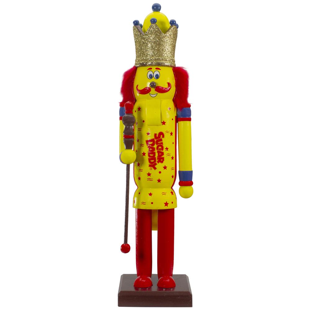 14" Tootsie Roll Sugar Daddy Wooden Christmas Nutcracker Figure. The main picture.