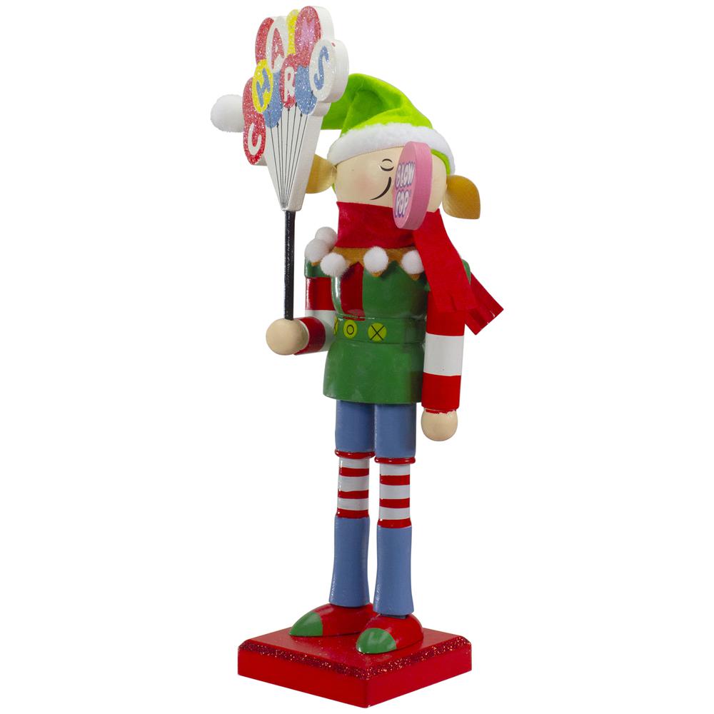 11" Tootsie Roll Charms Blow Pop Wooden Christmas Elf Figure. Picture 2