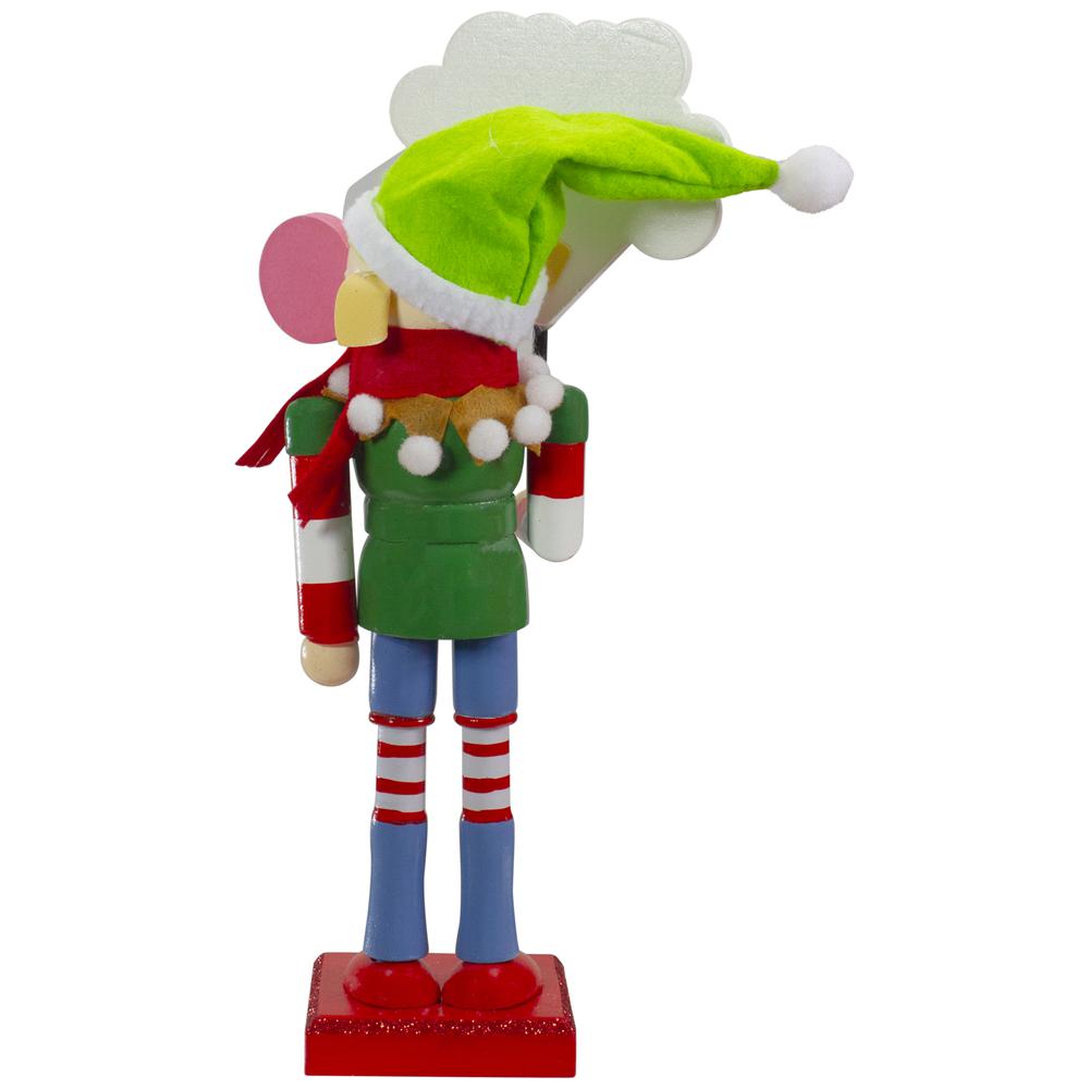 11" Tootsie Roll Charms Blow Pop Wooden Christmas Elf Figure. Picture 4