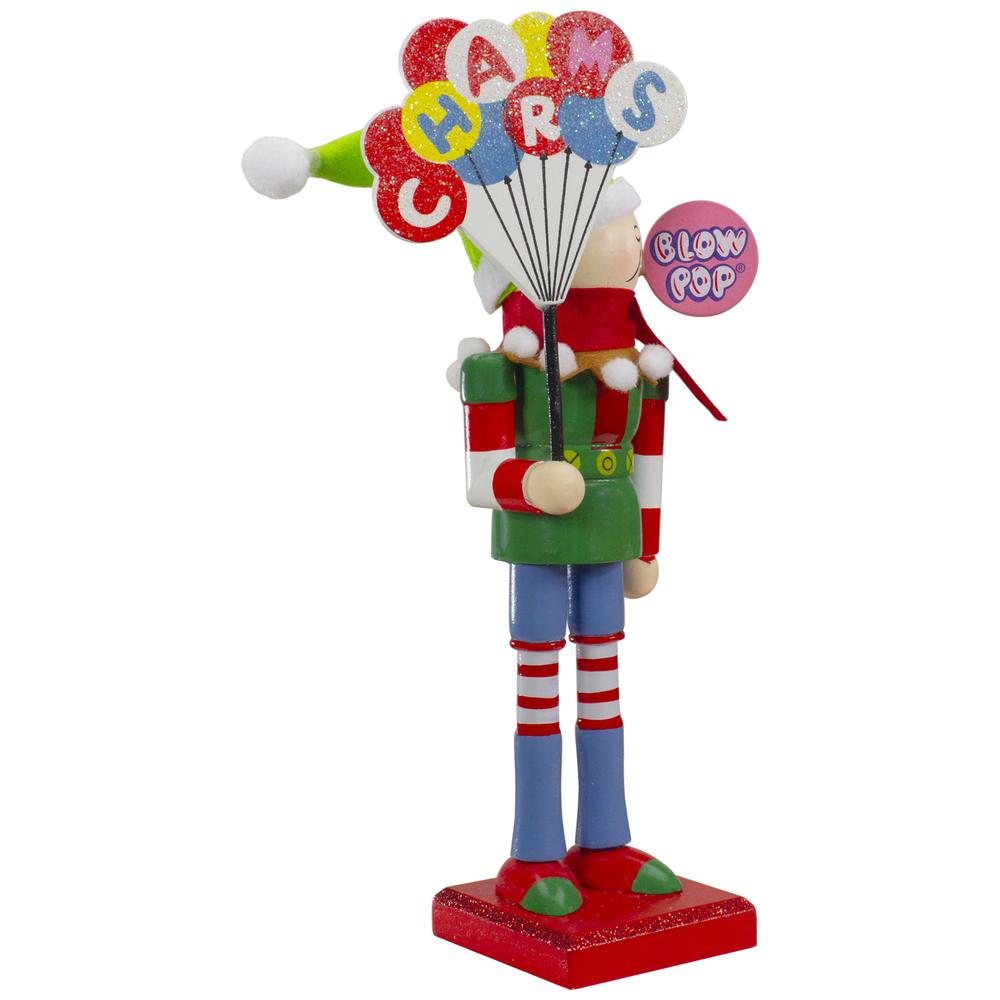 11" Tootsie Roll Charms Blow Pop Wooden Christmas Elf Figure. Picture 3