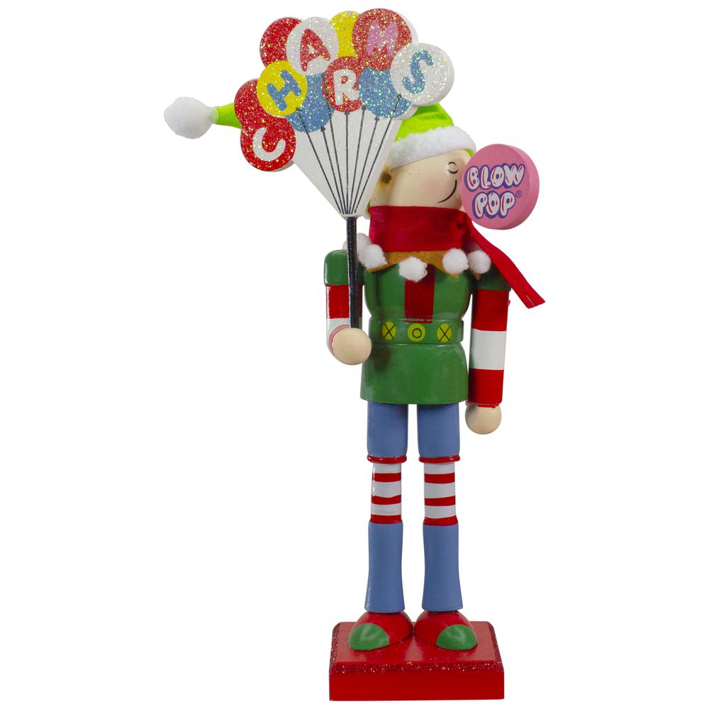 11" Tootsie Roll Charms Blow Pop Wooden Christmas Elf Figure. The main picture.