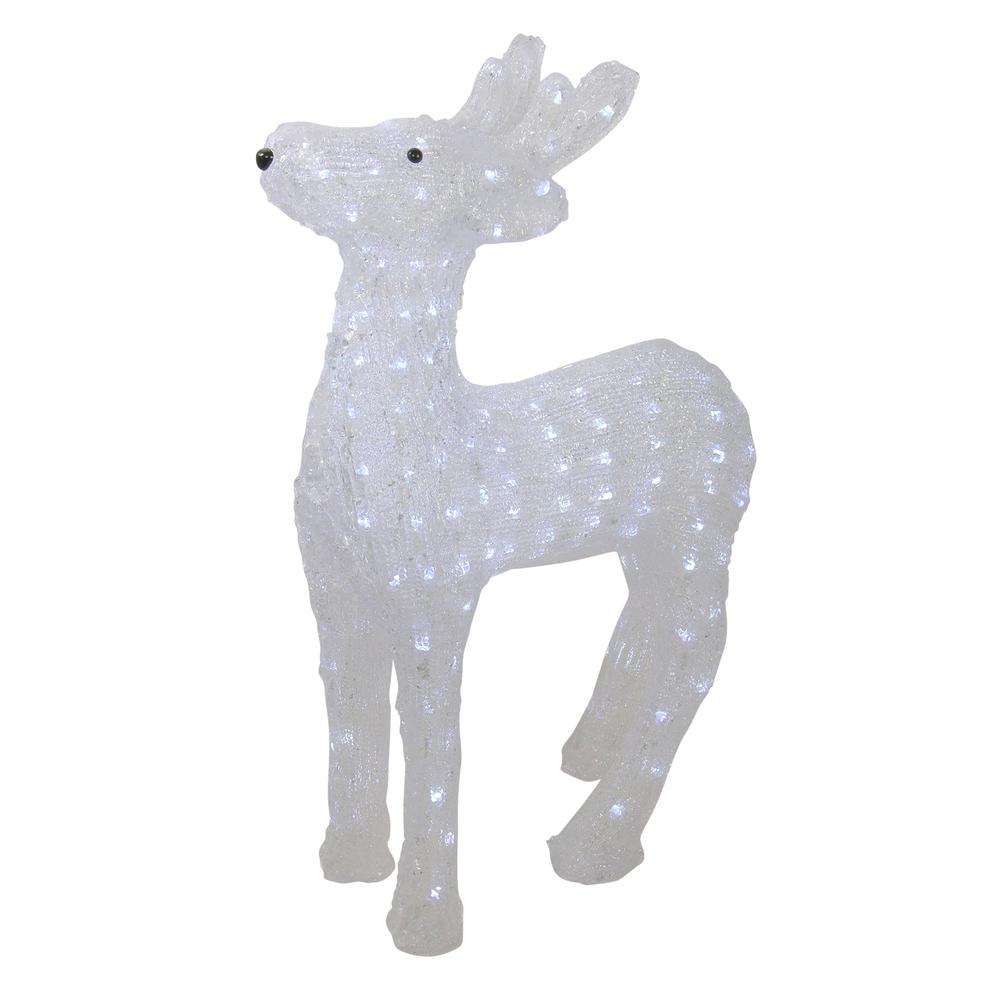23" Lighted Commercial Grade Reindeer Christmas Display Decor. Picture 1