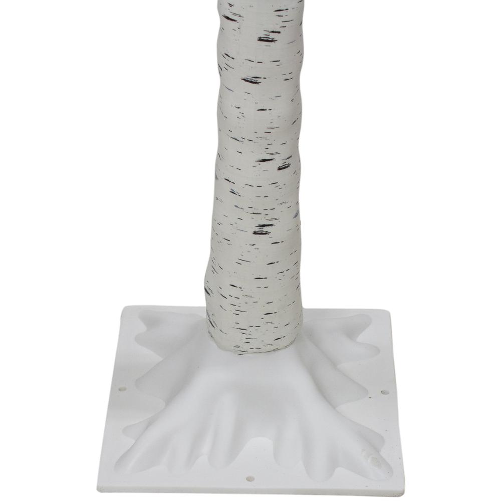 6' Lighted Christmas White Birch Twig Tree Outdoor Decoration - Warm White LED Lights. Picture 6