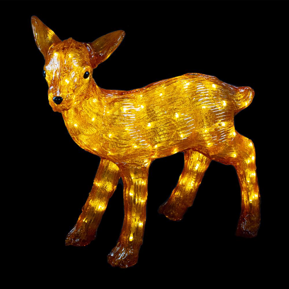 23" Lighted Commercial Grade Acrylic Reindeer Christmas Display Decoration. Picture 2