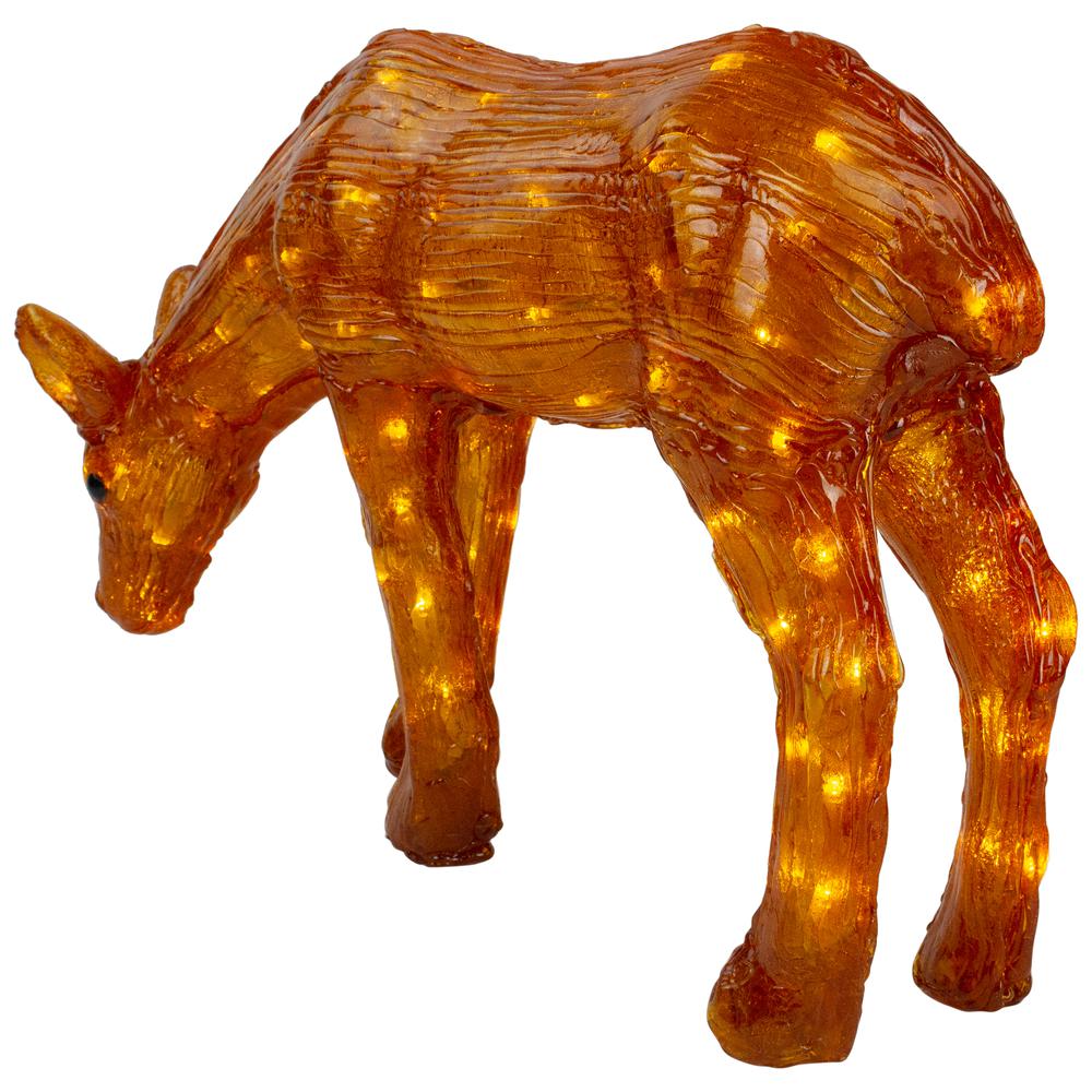 22" LED Lighted Commercial Grade Acrylic Reindeer Outdoor Christmas Decoration. Picture 5