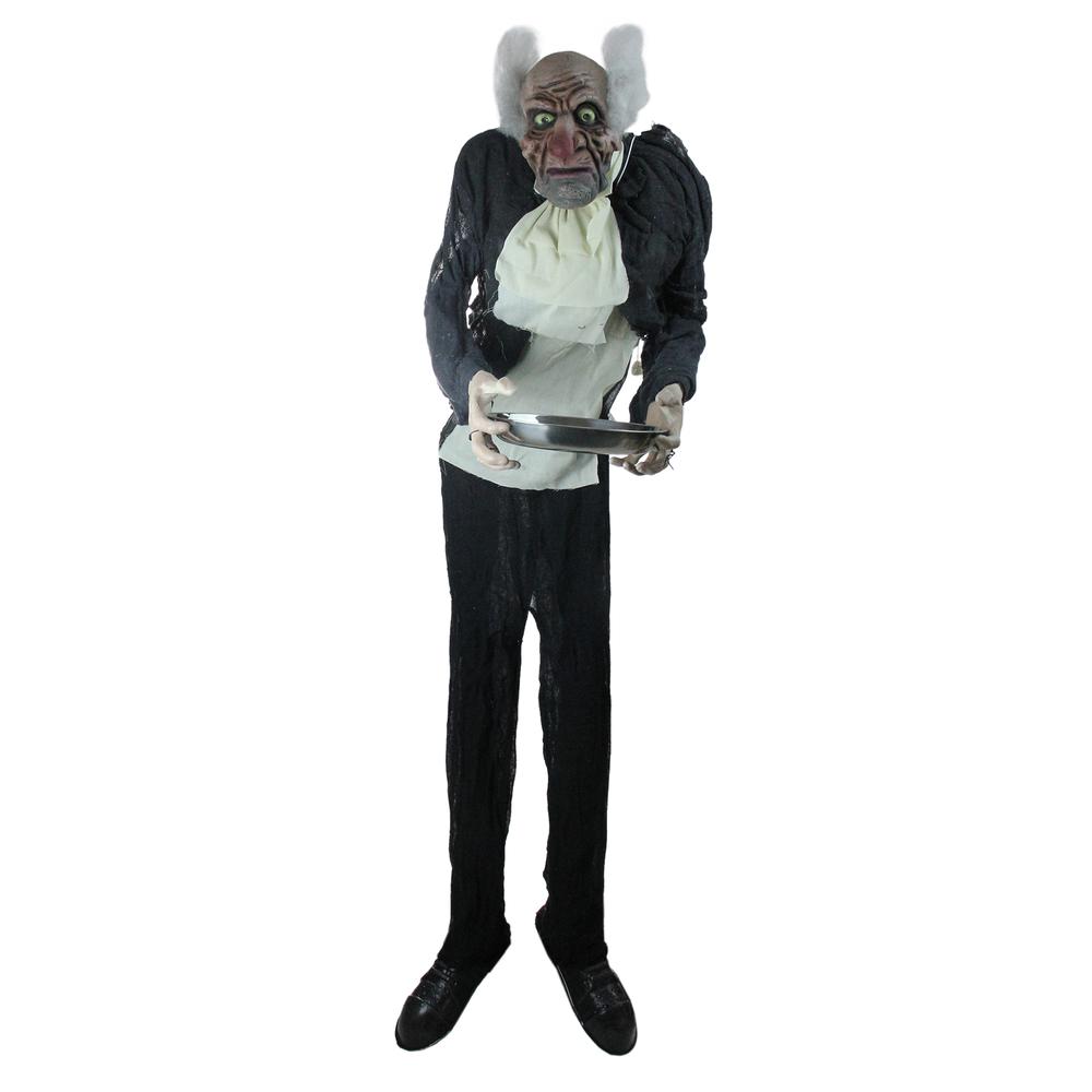 5.5' Animated Butler Man Halloween Decoration. Picture 1
