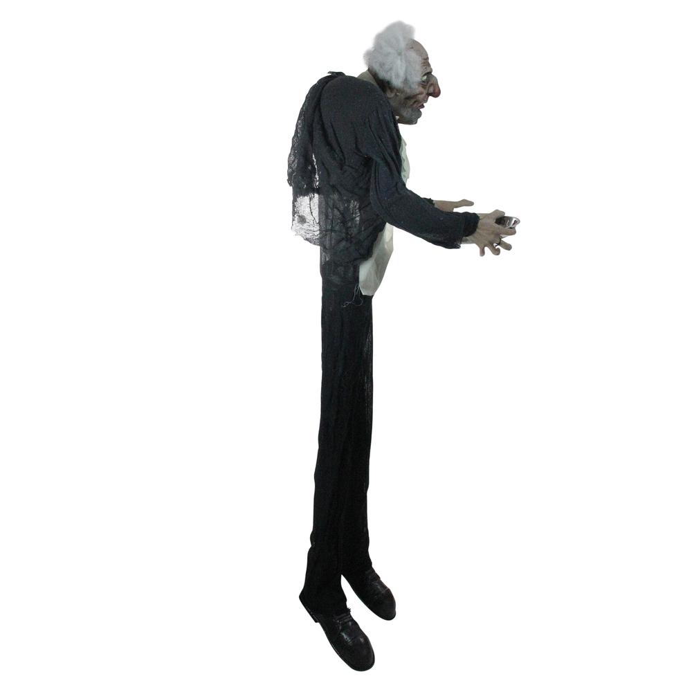 5.5' Animated Butler Man Halloween Decoration. Picture 2