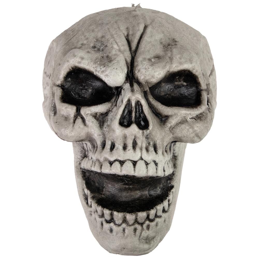 Set of 3 Halloween Skull Yard Stakes Outdoor Decorations. Picture 4