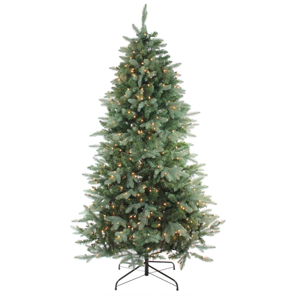 7.5' Pre-Lit Washington Frasier Artificial Christmas Tree - Clear Dura-Lit Lights. Picture 1