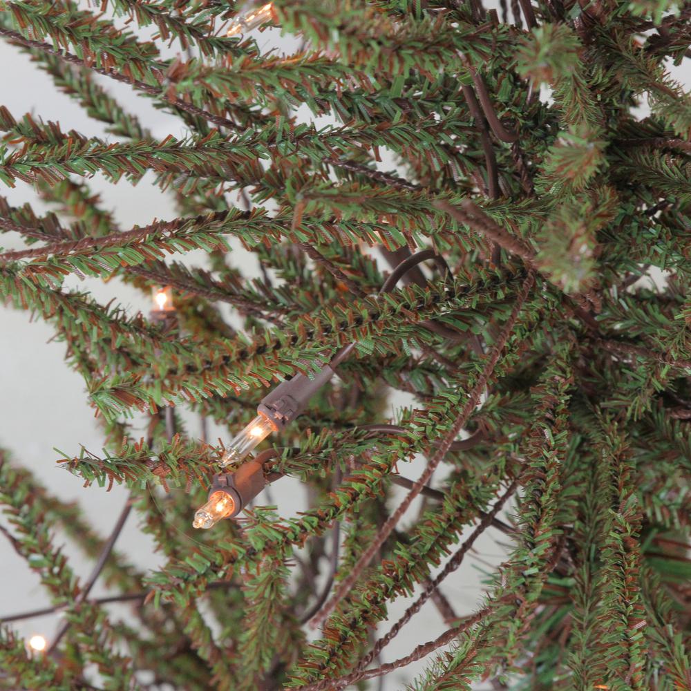 3' Warsaw Twig Artificial Christmas Tree - Clear Lights. Picture 2