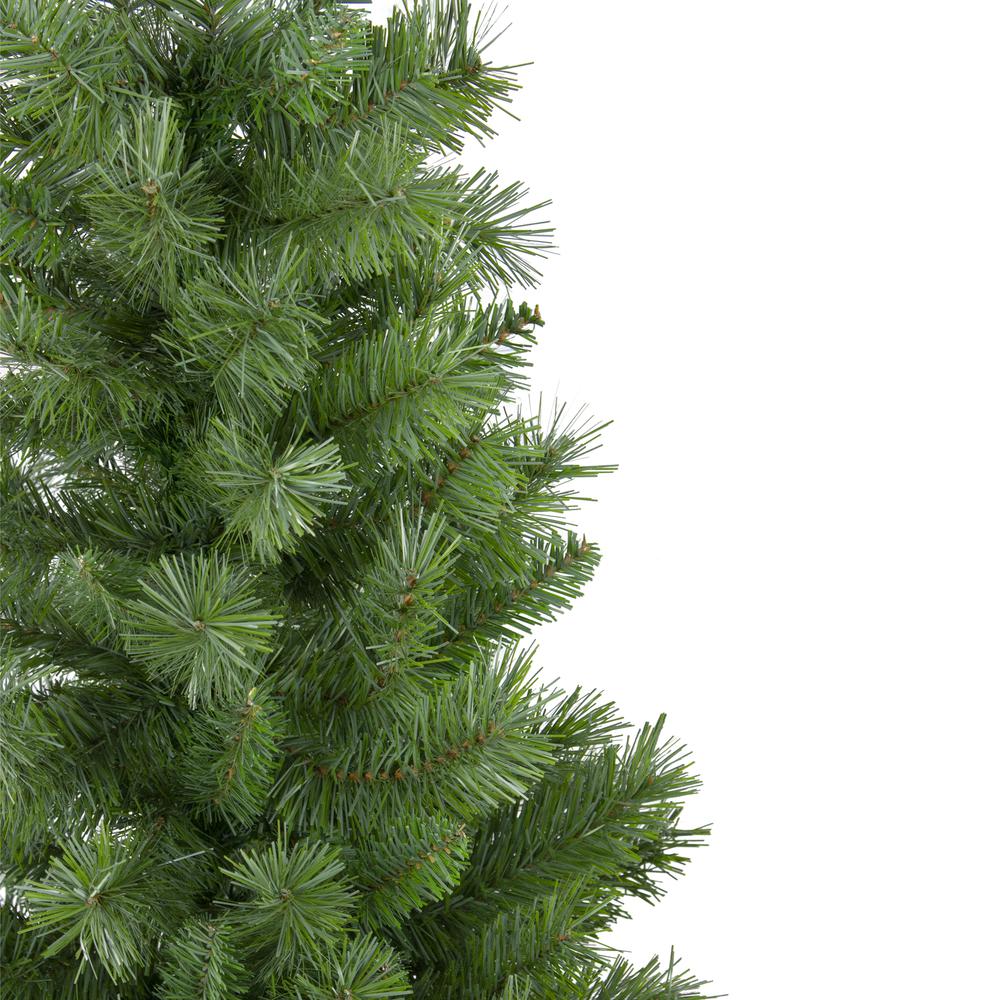 4.5' x 28" Slim Mixed Pine Artificial Christmas Tree - Unlit. Picture 3