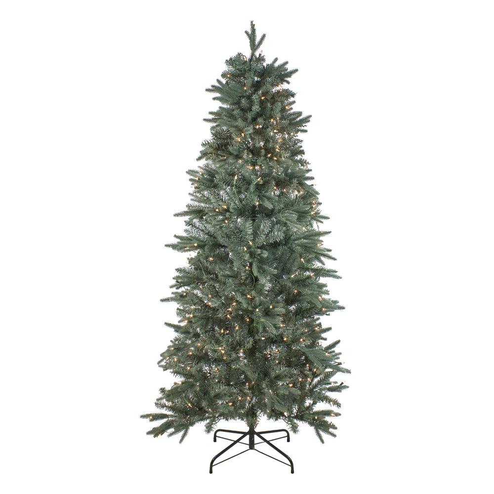 12' Pre-Lit Slim Washington Frasier Fir Artificial Christmas Tree - Clear Lights. Picture 1
