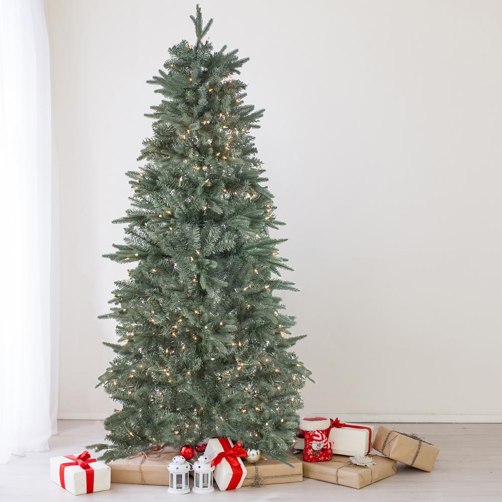 9' Pre-Lit Slim Washington Frasier Fir Artificial Christmas Tree - Clear Lights. Picture 2