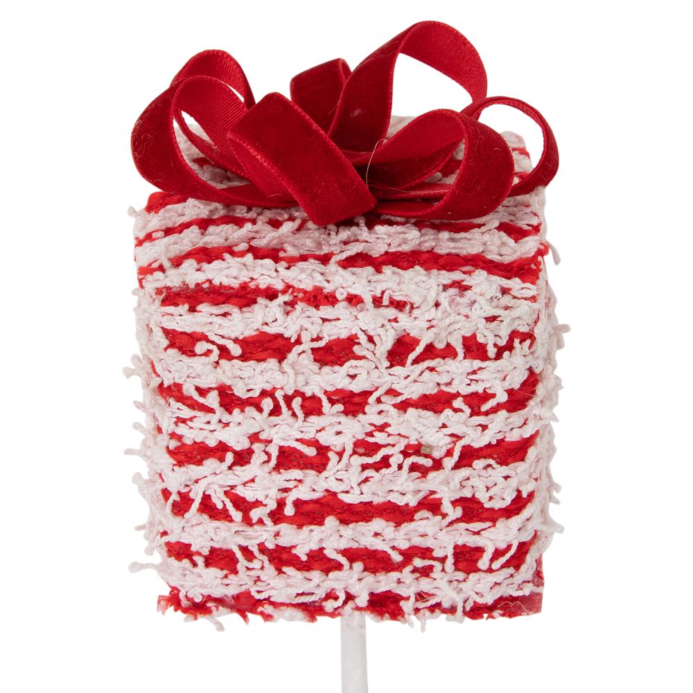 26" Candy Cane Gift Boxes Decorative Christmas Spray. Picture 4