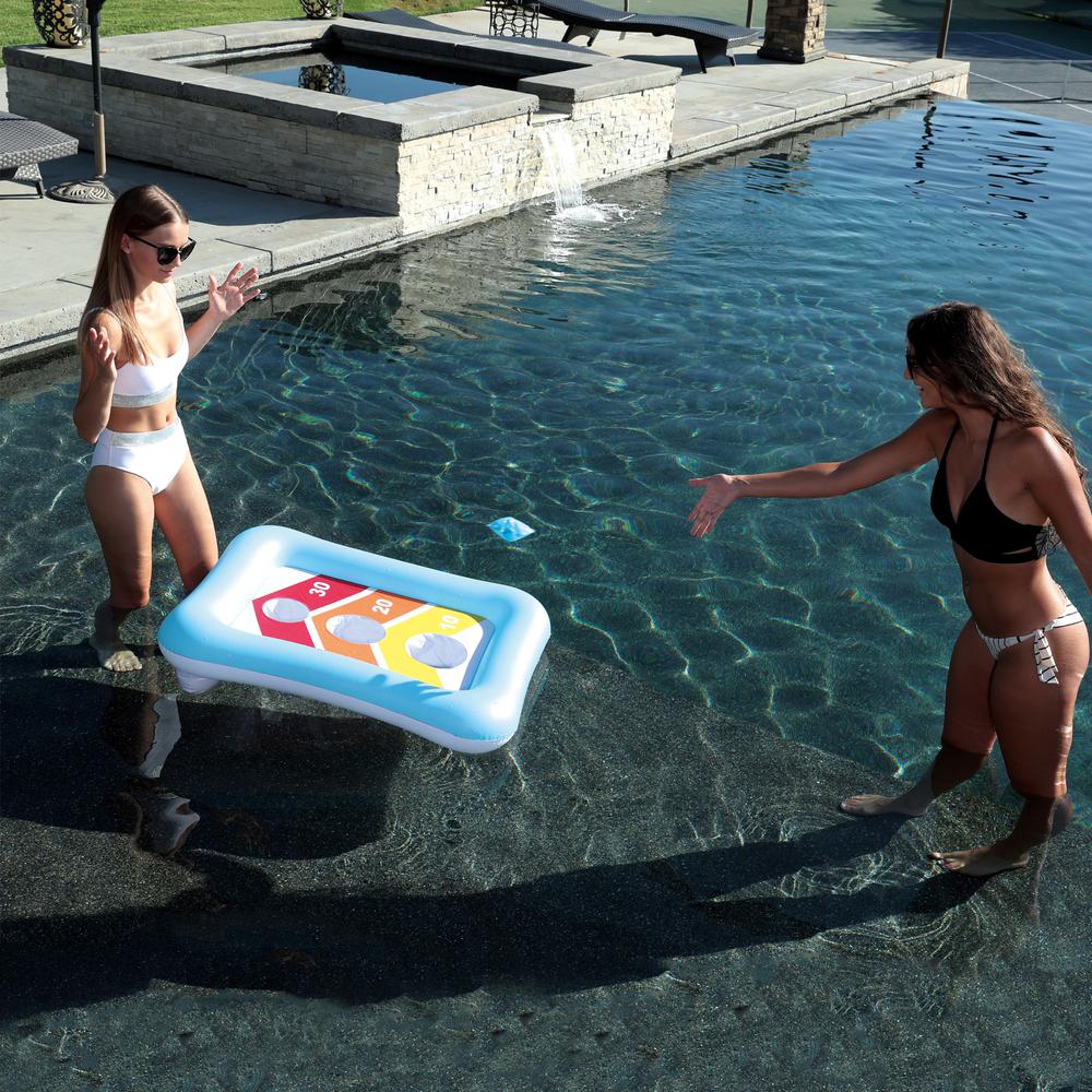 Inflatable Bean Bag Toss Swimming Pool Game. Picture 2