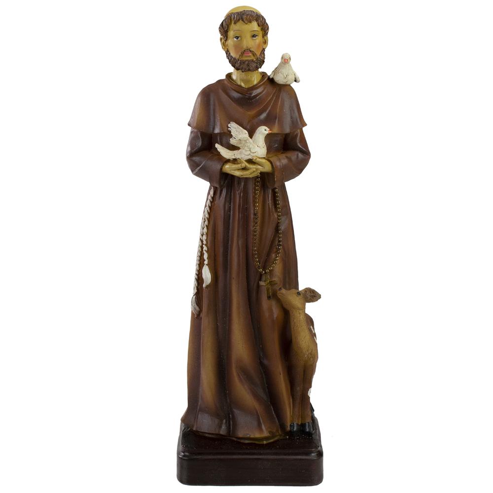 12.5" St. Francis of Assisi Religious Figurine. Picture 1