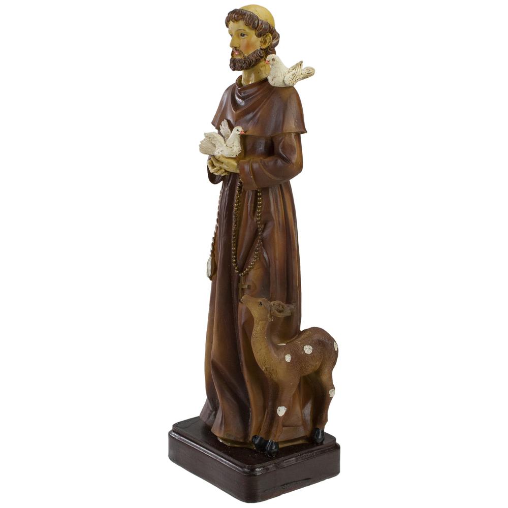 12.5" St. Francis of Assisi Religious Figurine. Picture 4