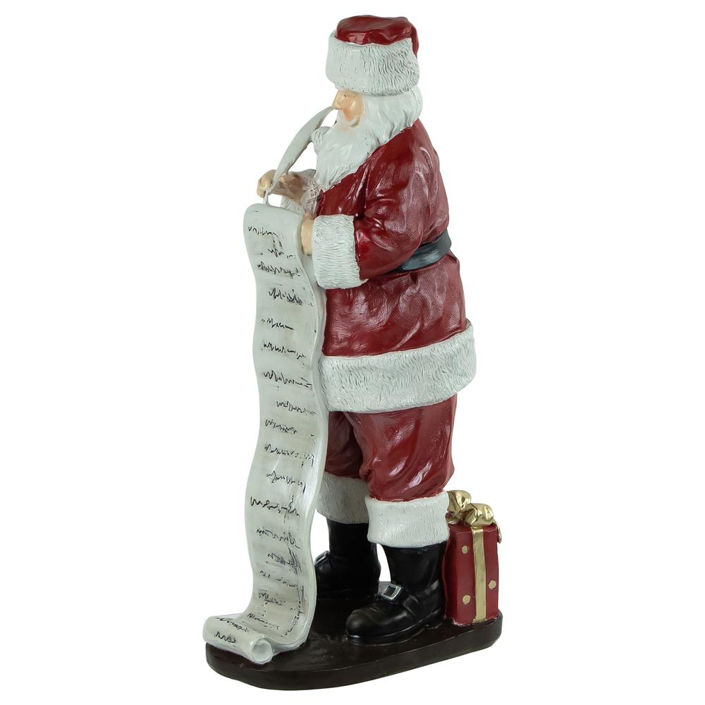 14.5" Santa with Naughty or Nice List Christmas Decoration. Picture 3