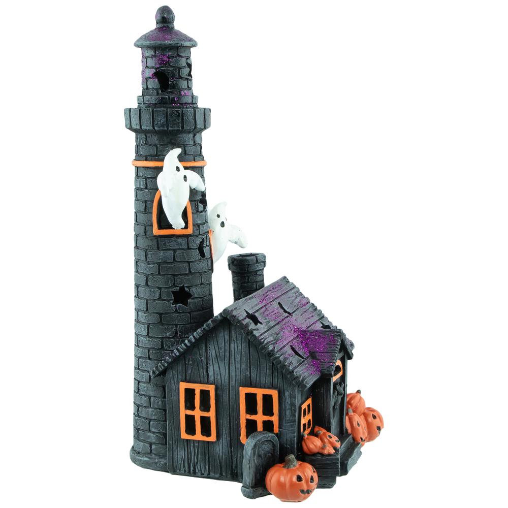 11.75" LED Lighted Haunted House Halloween Decoration. Picture 4