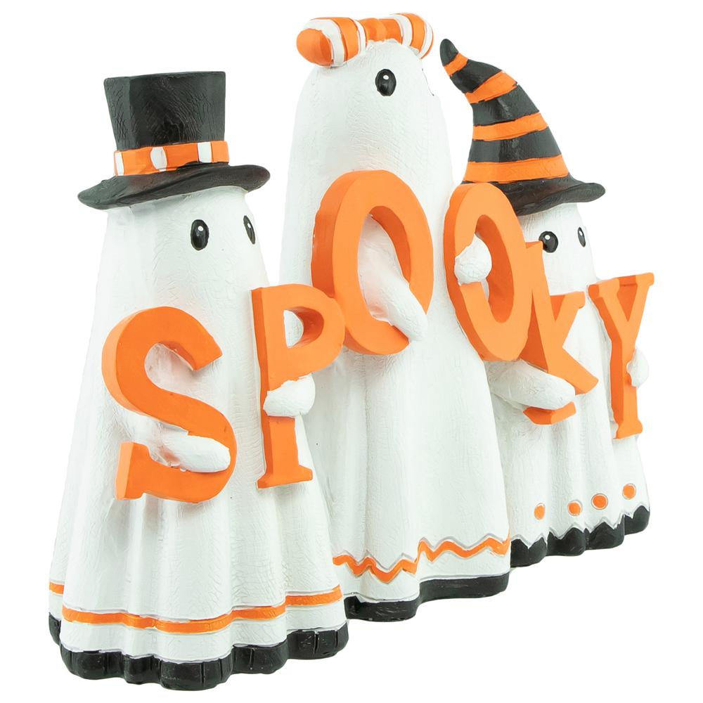 9.25" Spooky Ghost Trio Halloween Decoration. Picture 3