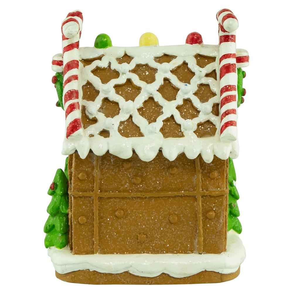 5.75" Gingerbread House Christmas Stockin Holder. Picture 4