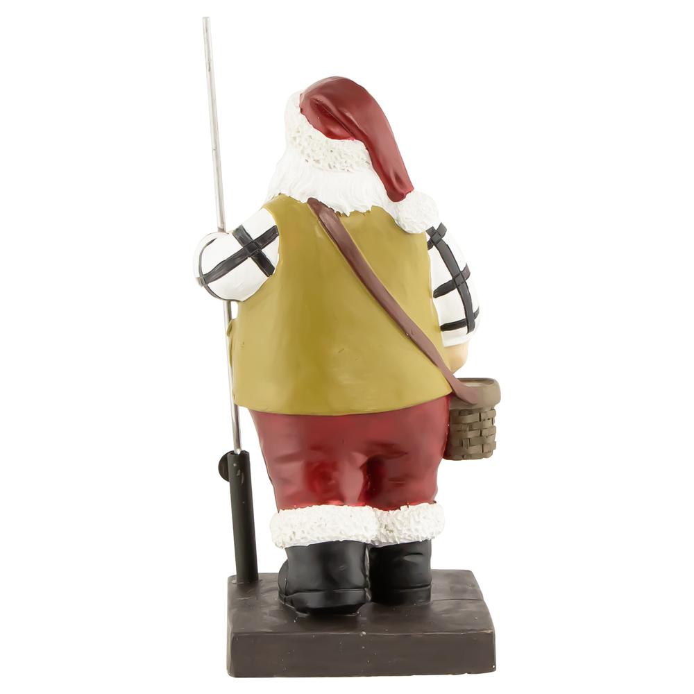 8.5" Fisherman Santa Christmas Stocking Holder. Picture 4