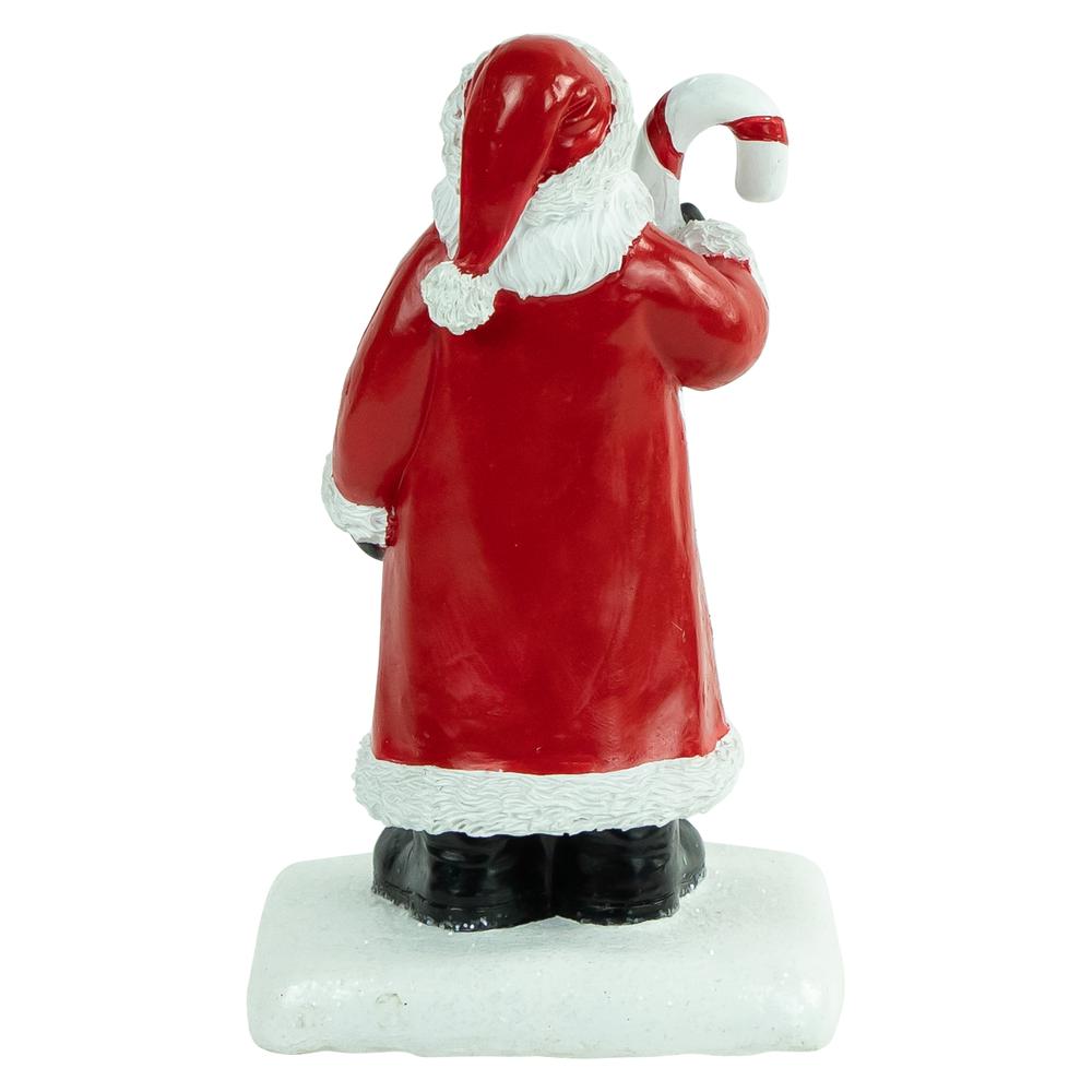 6.5" Santa with Candy Cane Christmas Stocking Holder. Picture 4