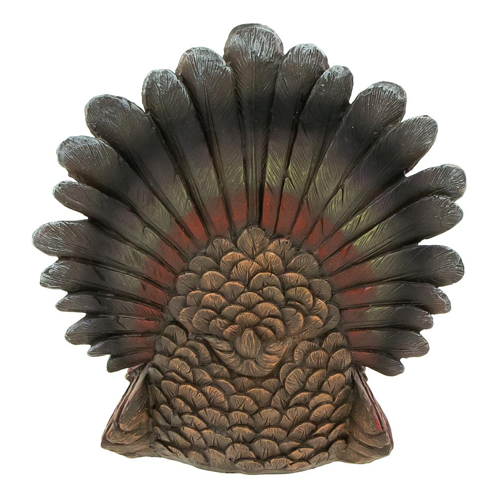 10.5" Fall Harvest Turkey Tabletop Decoration. Picture 3