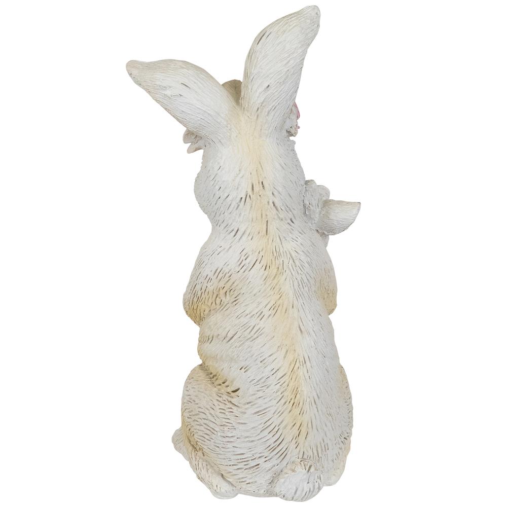 Mother and Baby Bunny Outdoor Garden Easter Statue - 9.25". Picture 4