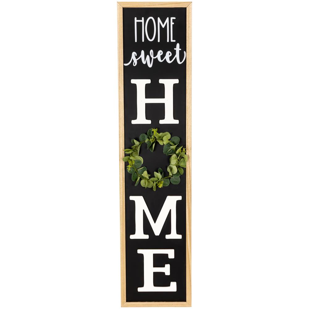 40 Inch "Home Sweet Home" Wooden Framed Outdoor Porch Board Sign Decoration. Picture 1
