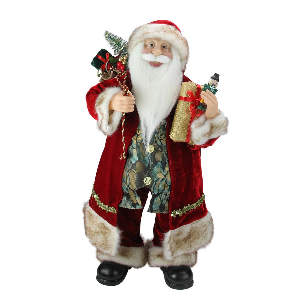 24" Old World Style Santa Claus Christmas Figure. Picture 1