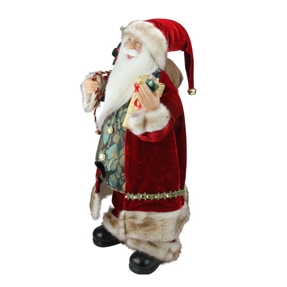 24" Old World Style Santa Claus Christmas Figure. Picture 3