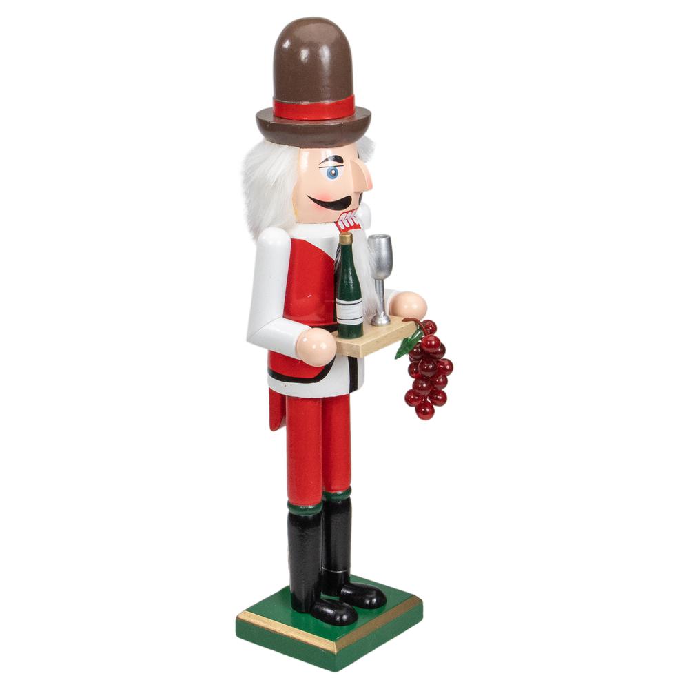 15" Red and White Grapes Winemaker Christmas Nutcracker Figurine. Picture 3