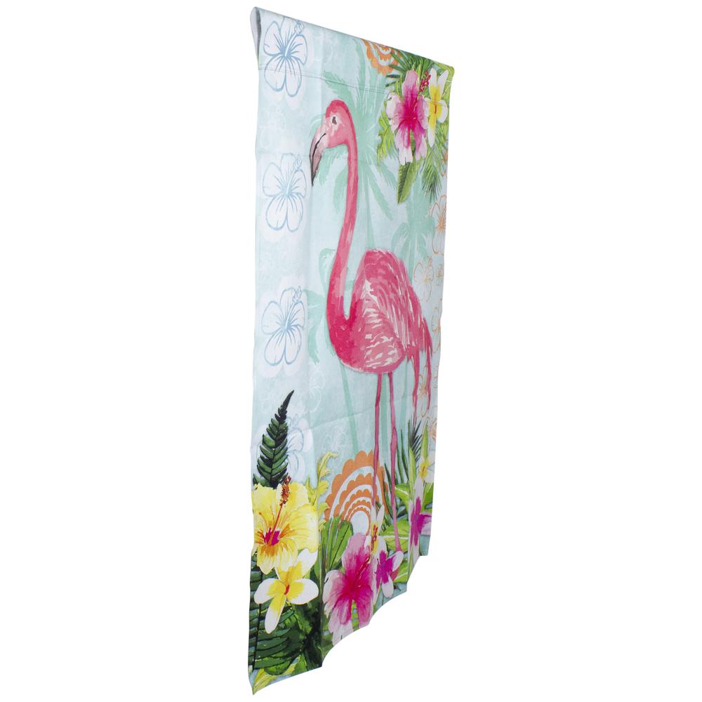 Tropical Flamingo Spring Outdoor House Flag 28" x 40". Picture 2