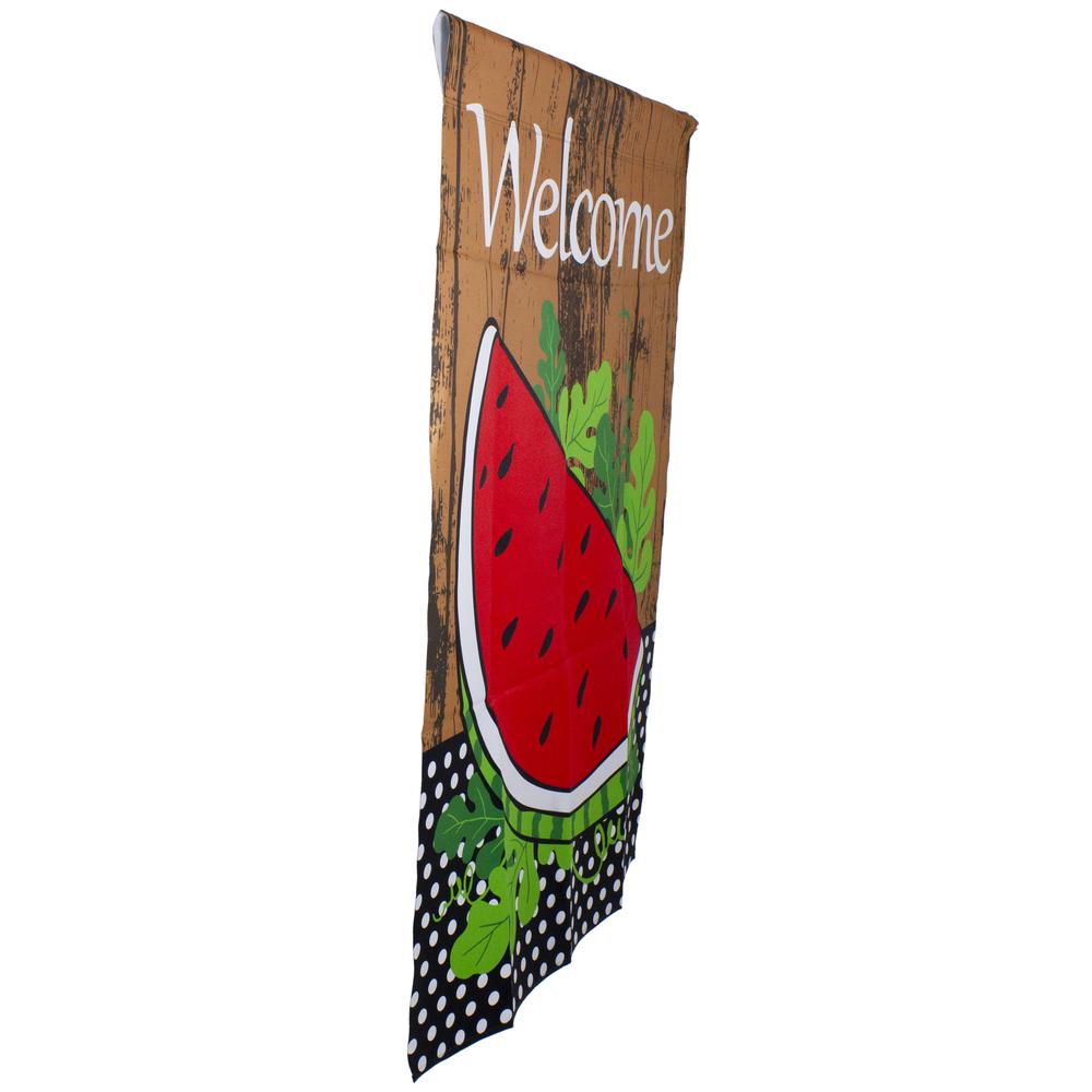 Welcome Watermelon Slice Spring Outdoor House Flag 28" x 40". Picture 4