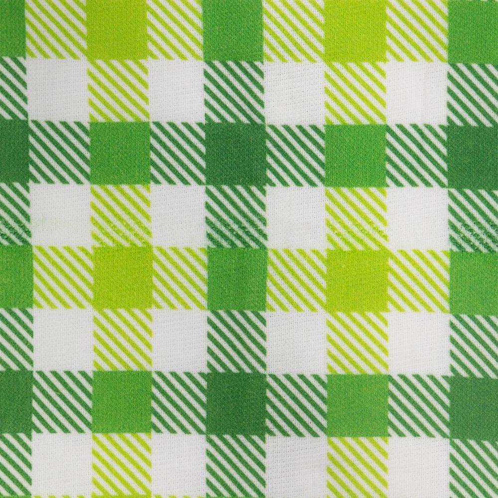 Set of 2 Shamrocks and Plaid St. Patrick's Day Kitchen Tea Towels 26". Picture 5