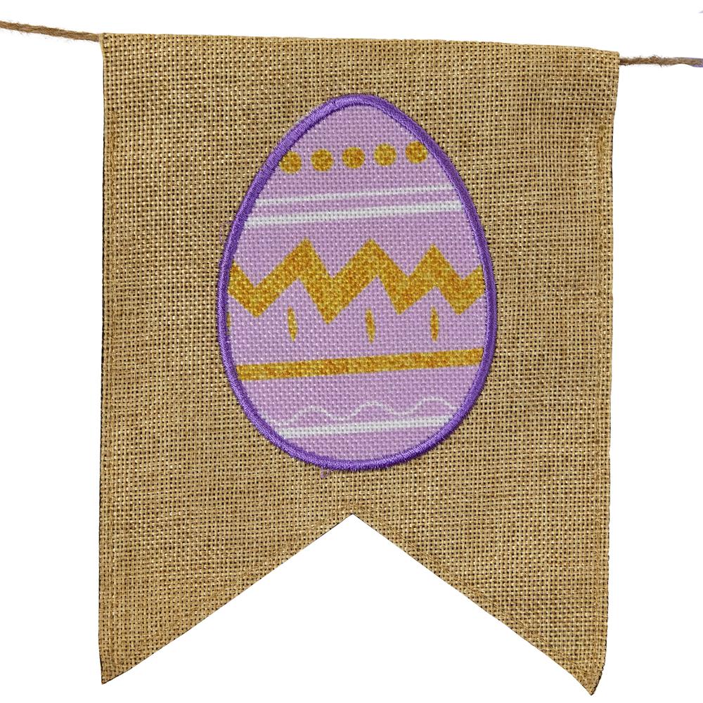 80" Embroidered "Easter" Hanging Wall Banner. Picture 4