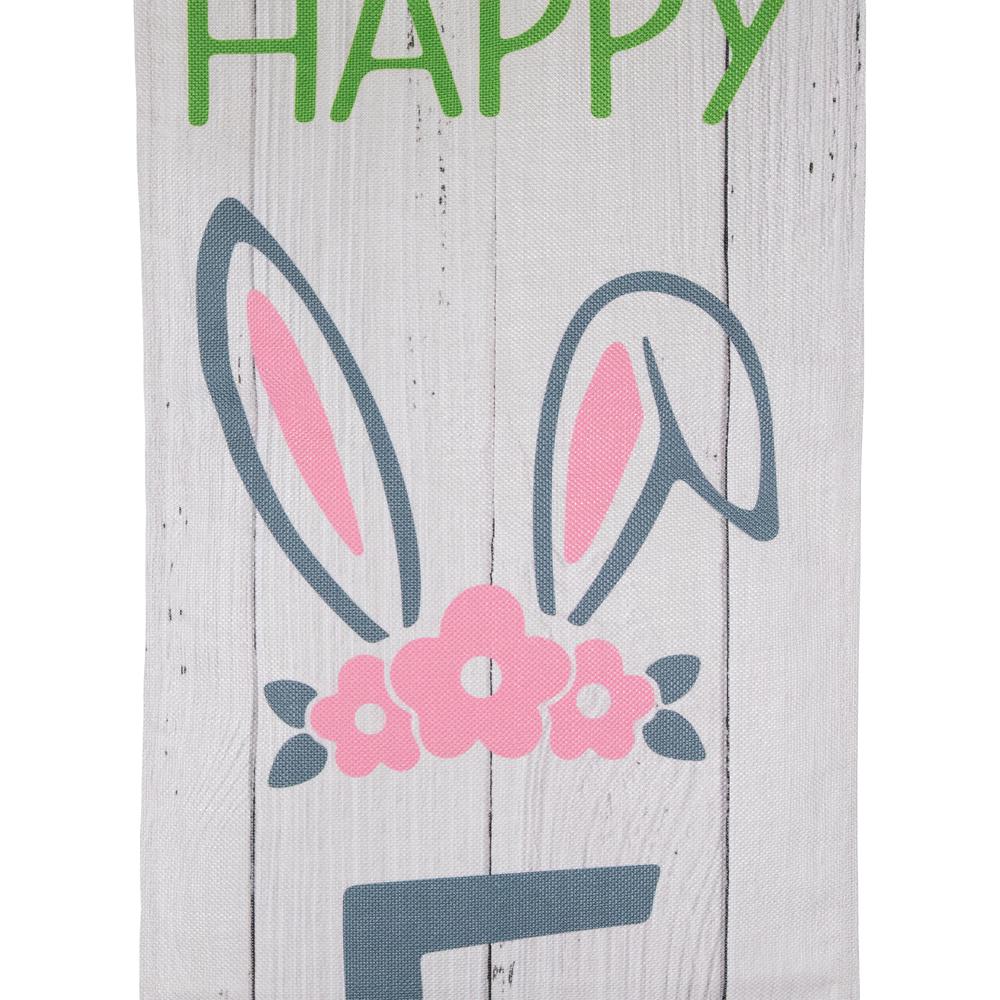 Set of 2 "Welcome" and "Happy Easter" Outdoor Hanging Door Banners 71". Picture 3