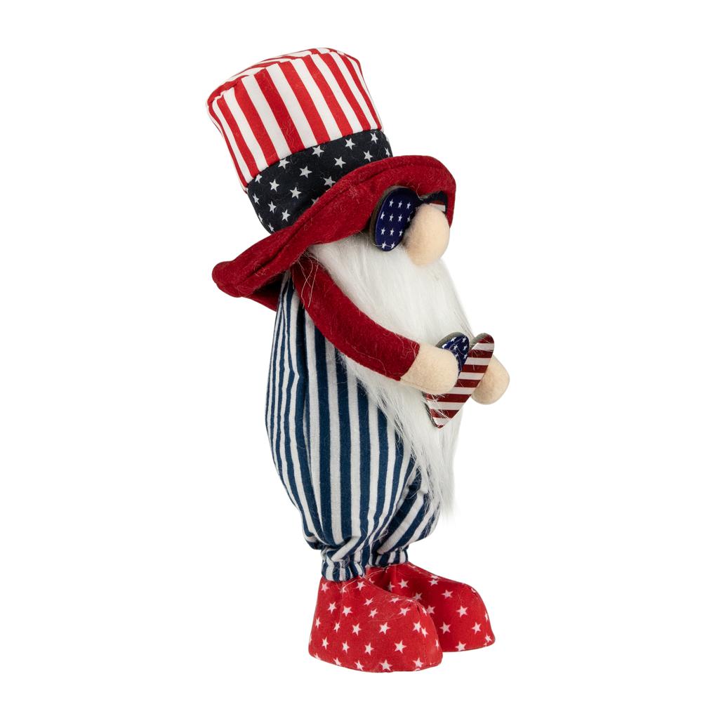 12.25" Patriotic Heart 4th of July Americana Gnome. Picture 3