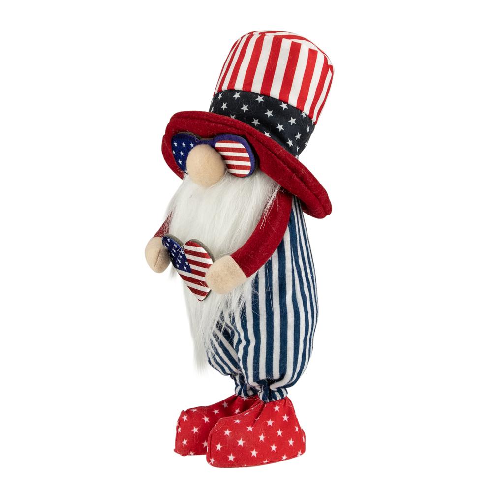12.25" Patriotic Heart 4th of July Americana Gnome. Picture 4