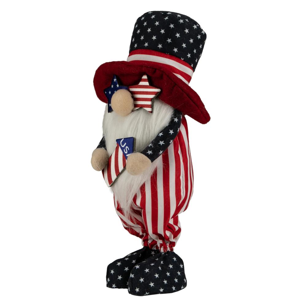 12.25" Patriotic Rocket 4th of July Americana Gnome. Picture 3