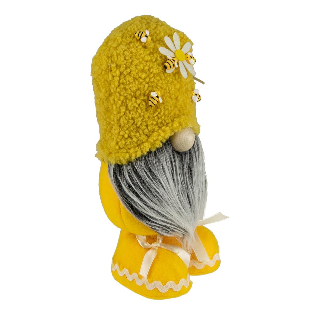 15" Yellow Sherpa Bumblebee and Daisy Springtime Gnome. Picture 4