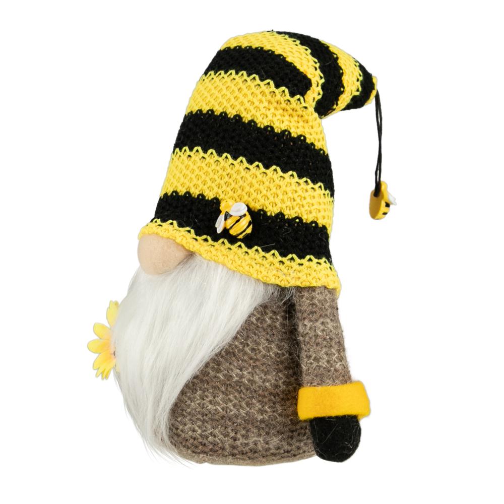 10.75" Bumblebee and Sunflower Springtime Gnome. Picture 4