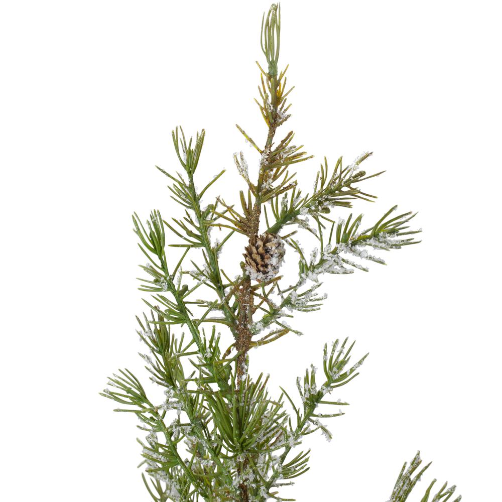 28" Potted Frosted Pine Artificial Christmas Tree - Unlit. Picture 2